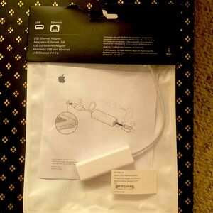 Apple USB Ethernet cable